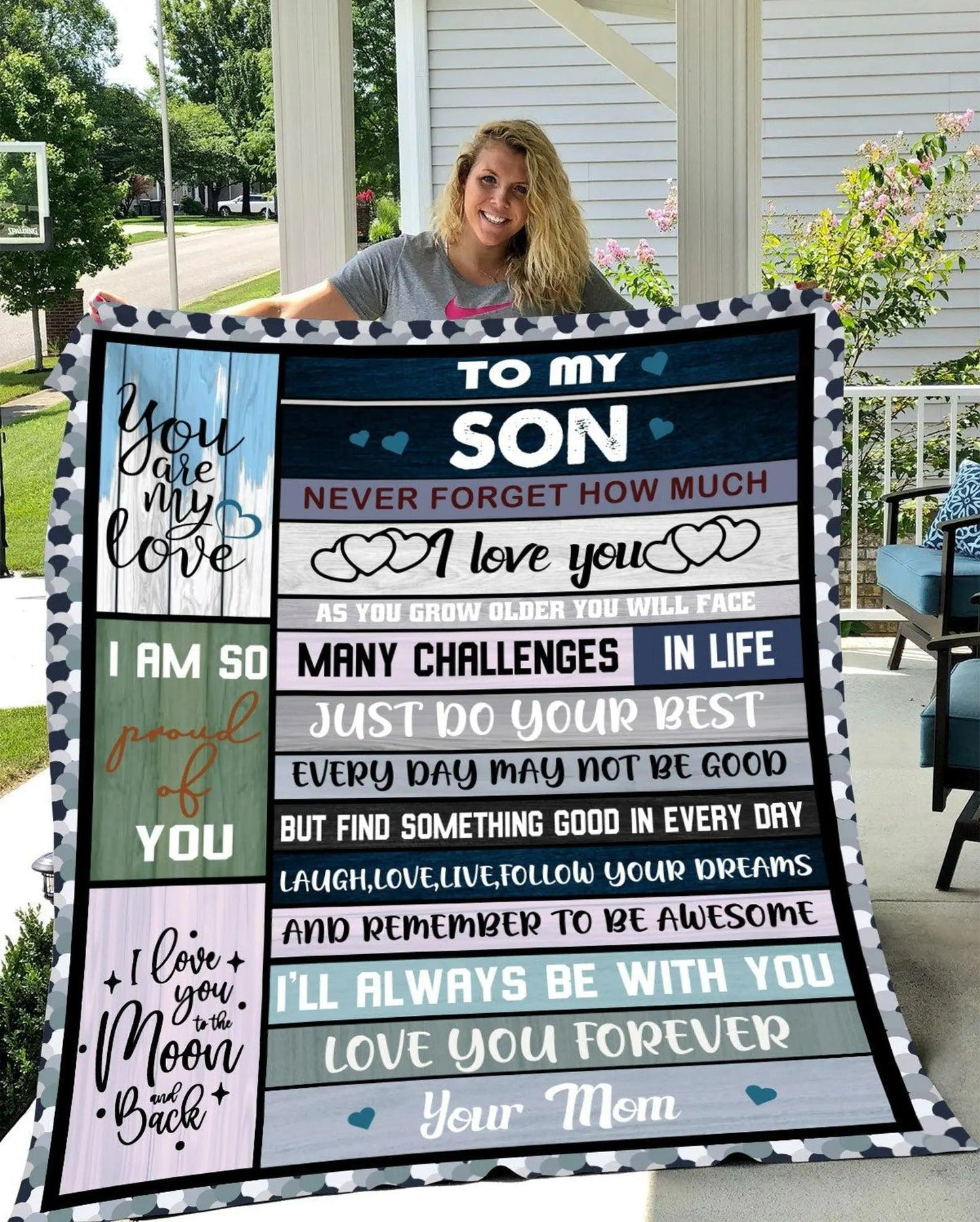 Special Gift For Your Son Blanket - From Mom