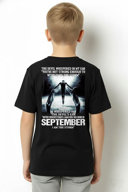 SEPTEMBER – YOU ARE NOT STRONG ENOUGH TO WITHSTAND THE STORM – MAN TEE - NINA09 (SKU08-35-09)