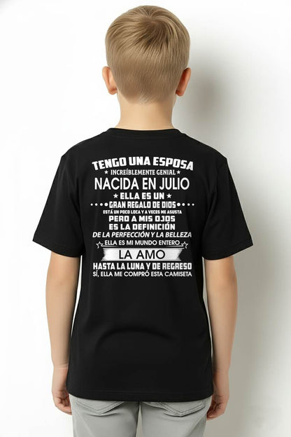 JULIO - TENGO UNA ESPOSA INCREÍBLEMENTE GENIAL - Regalo especial para tu novio o esposo - NINA07 (SKU2605-286-07)