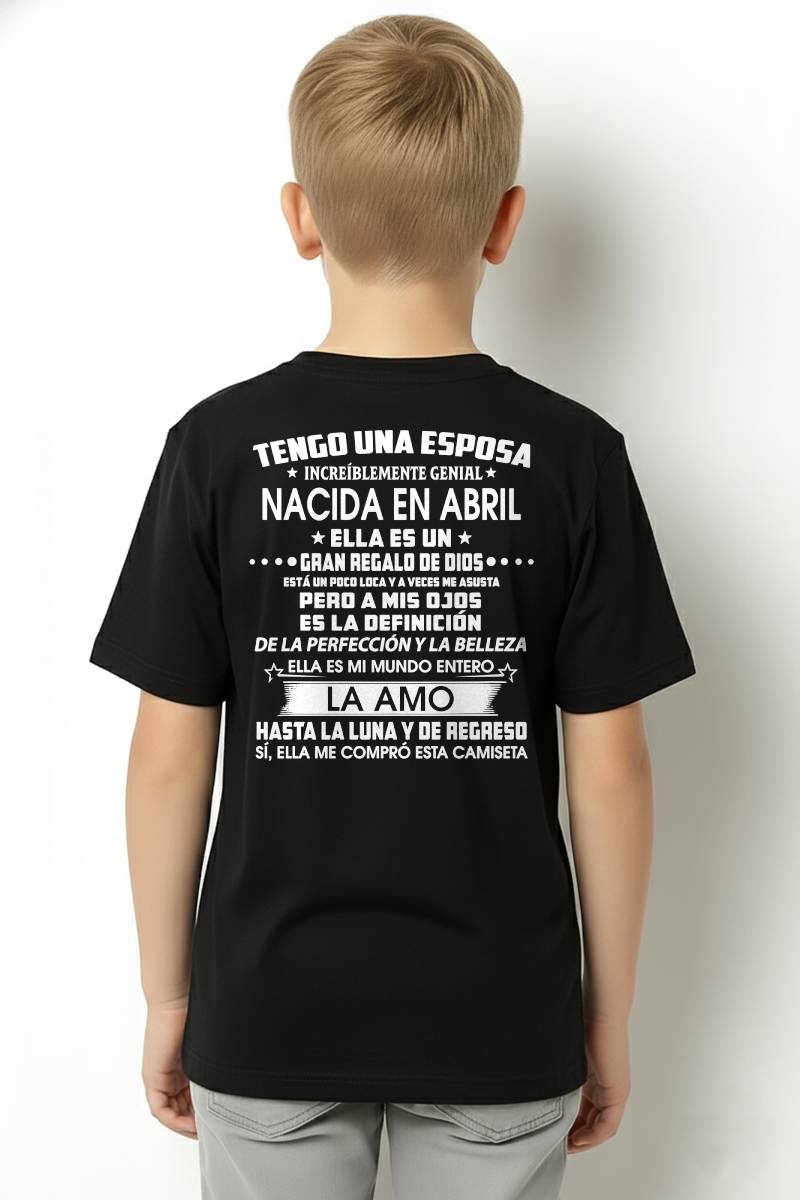 ABRIL - TENGO UNA ESPOSA INCREÍBLEMENTE GENIAL - Regalo especial para tu novio o esposo - NINA04 (SKU2605-286-04)