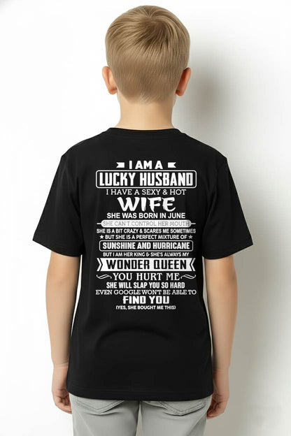 JUNE - I AM A LUCKY HUSBAND I HAVE A SEXY & HOT WIFE  - FROM WIFE - NINA06 (SKU12-316-06)
