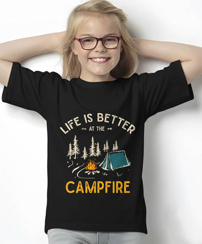 Life Is Better At The Camfire, Funny Camper Camping T-Shirt