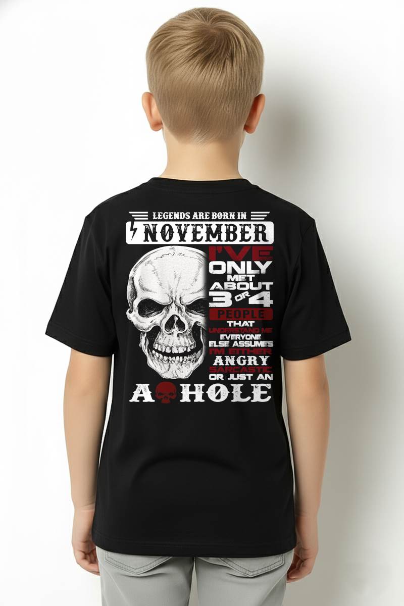 NOVEMBER – I’VE MET ABOUT 3 OR 4 PEOPLE WHO UNDERSTAND ME – MAN TEE - NINA11 (SKU10-16-11)