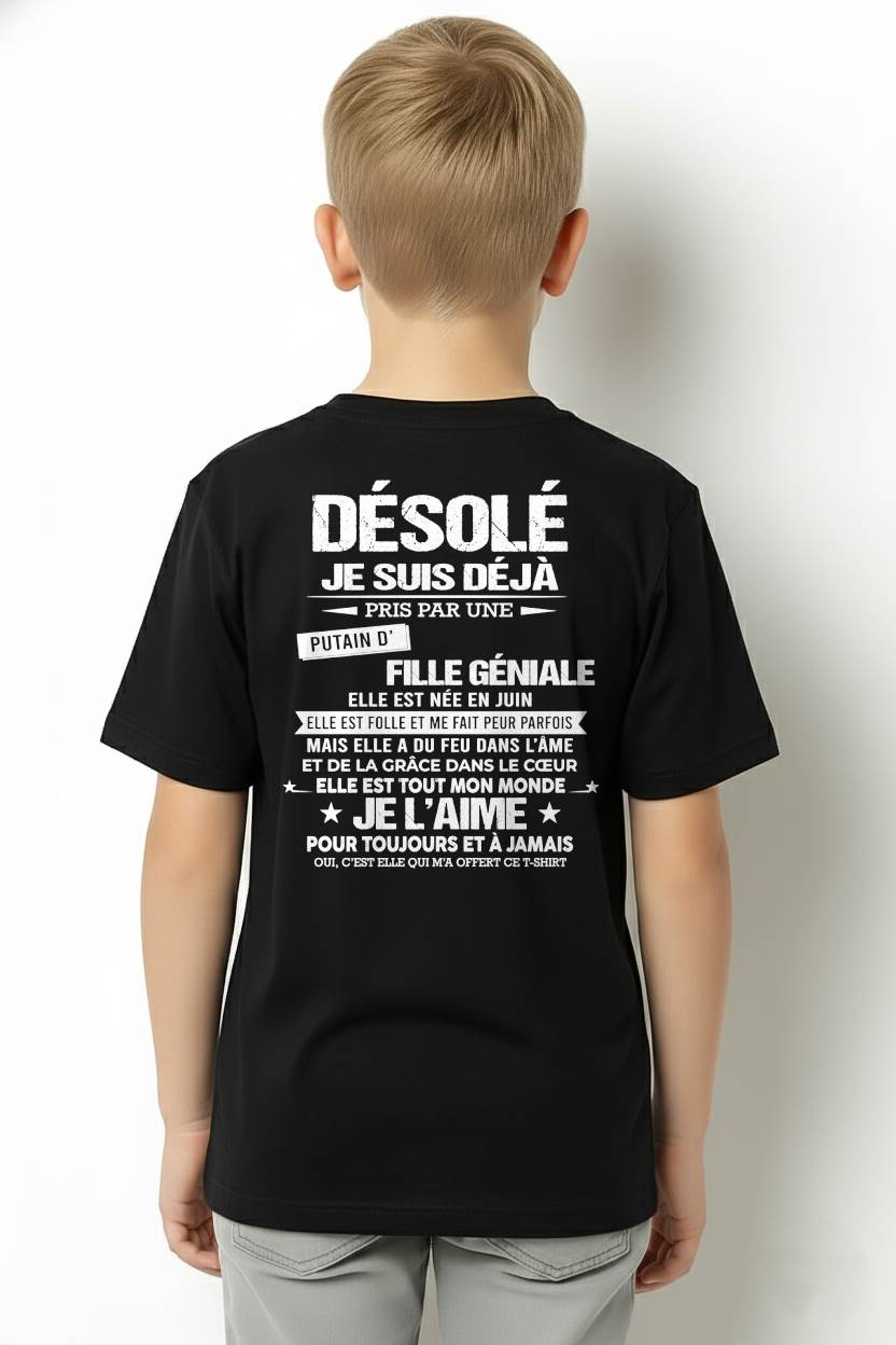 JUIN – DÉSOLÉ, JE SUIS DÉJÀ PRIS PAR UNE FILLE VRAIMENT GÉNIALE – DE LA PART DE MA FEMME - FR06 / NINA06 (SKU26T-01140-06)