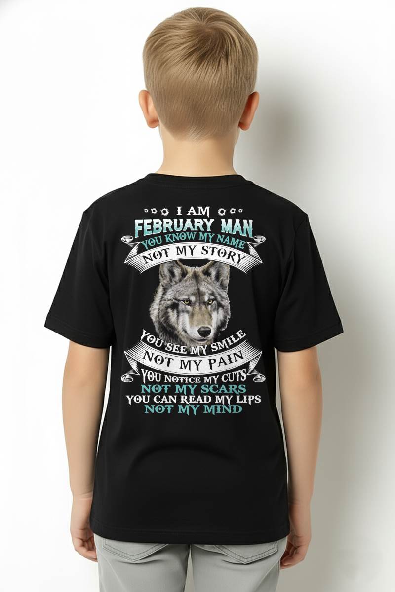 FEBRUARY - YOU NOTICE MY CUTS NOT MY SCARS YOU CAN READ MY LIPS NOT MY MIND - MAN TEE - NINA02 (SKU26T-01182-02)