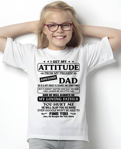 I WILL ALWAYS BE HIS LITTLE GIRL AND HE WILL ALWAYS BE MY LOVING FATHER - FROM DAD - NINA00 (SKU2605-120-00)
