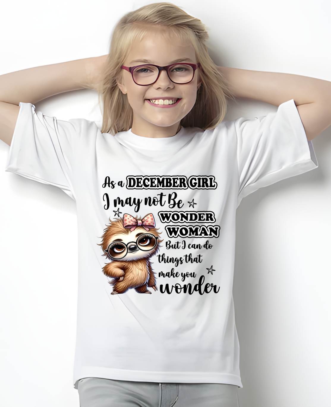 DECEMBER - I MAY NOT BE WONDER WOMAN BUT I CAN DO THINGS THAT MAKE YOU WONDER - FMA - NINA12 (SKU2603-164-12)