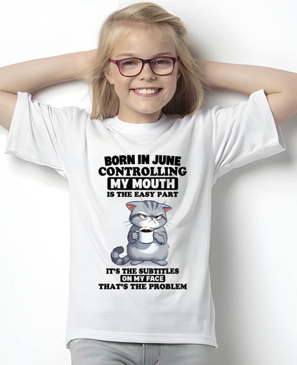 JUNE - CONTROLLING MY MOUTH IS THE EASY PART IT’S THE SUBTITLES ON MY FACE THAT’S THE PROBLEM - FMA - NINA06 (SKU2604-191-06)