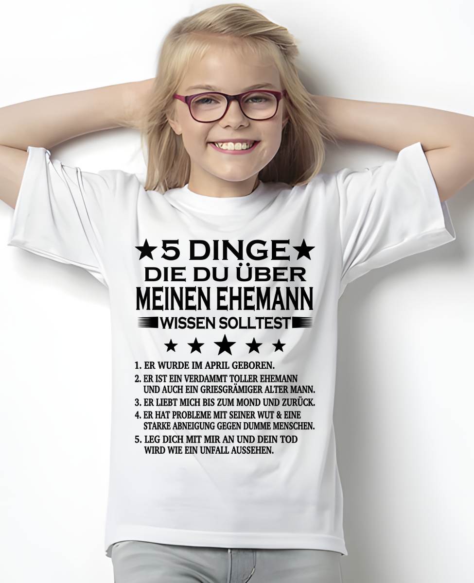 APRIL - 5 DINGE DIE DU ÜBER MEINEN EHEMANN WISSEN SOLLTEST - Das perfekte Geschenk für deine Freundin - GER/NINA04 (SKU2606-157-04)