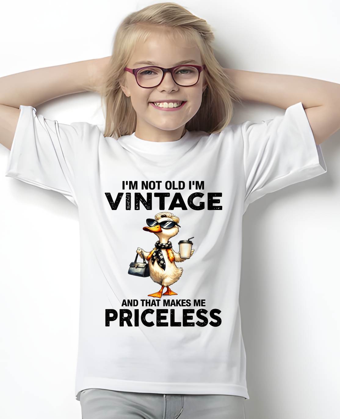 I'M NOT OLD I'M VINTAGE AND THAT MAKES ME PRICELESS - FMA - NINA00 (SKU2604-90-00)