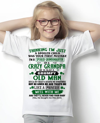 SPOILED GRANDDAUGHTER - GIFT FROM GRANDPA - NINA00 (SKU2602-118-00)