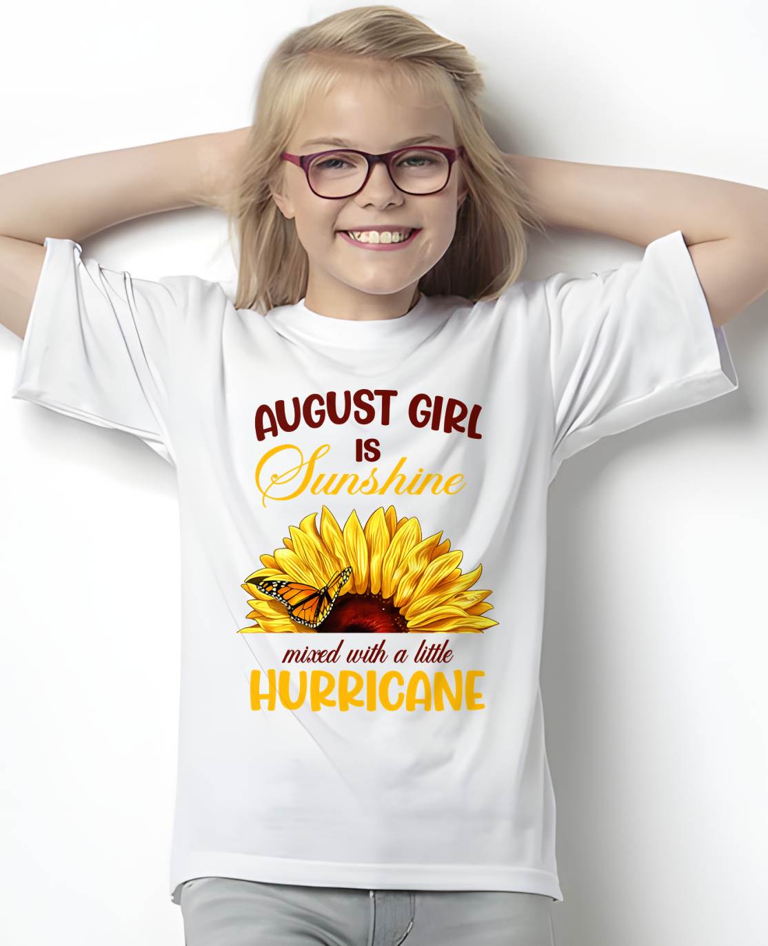 AUGUST - GIRL IS SUNSHINE MIXED WITH A LITTLE HURRICANE - FMA - NINA08 (SKU2603-358-08)