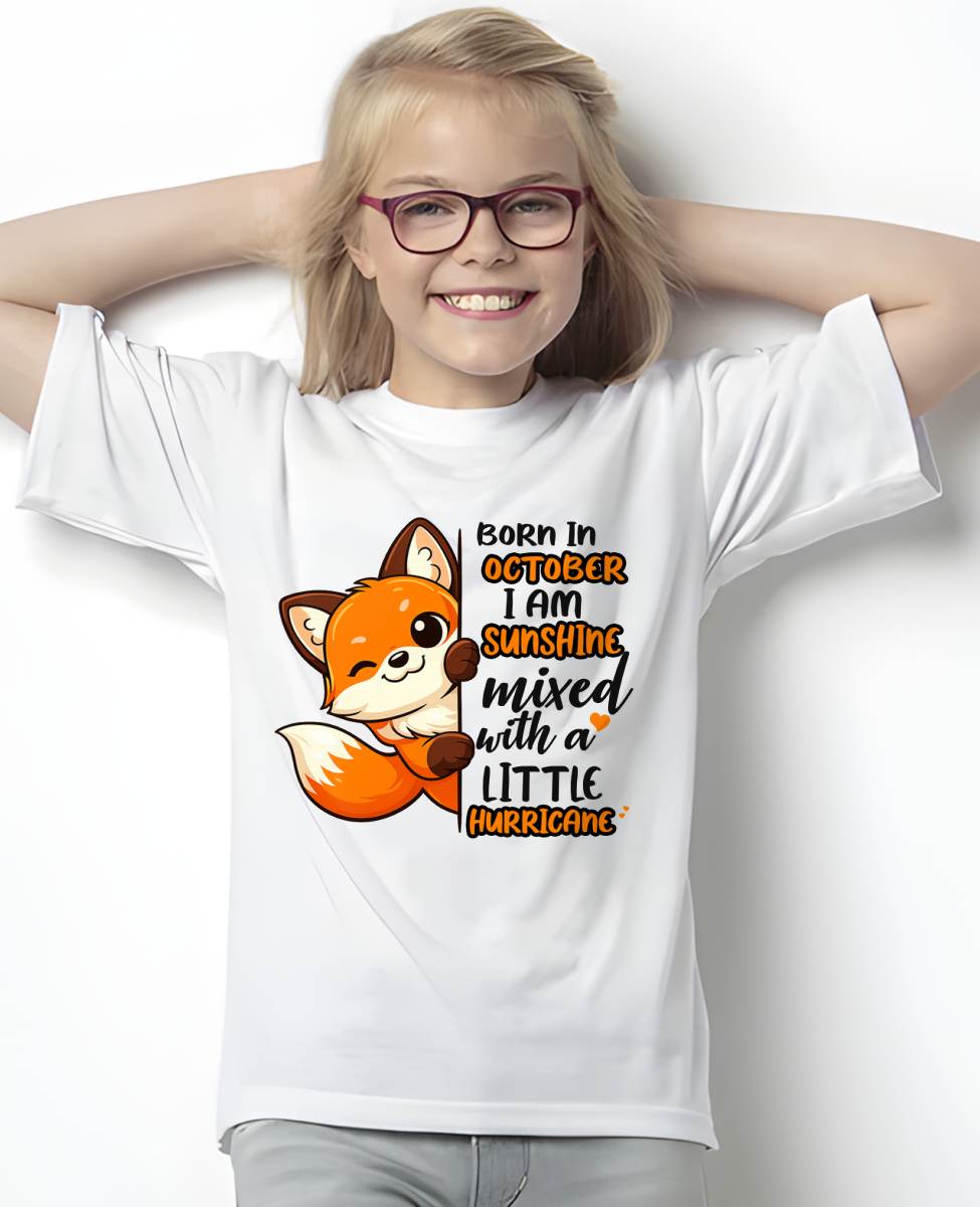 OCTOBER - GIRL IS SUNSHINE MIXED WITH A LITTLE HURRICANE - FMA - NINA10 (SKU2604-178-10)