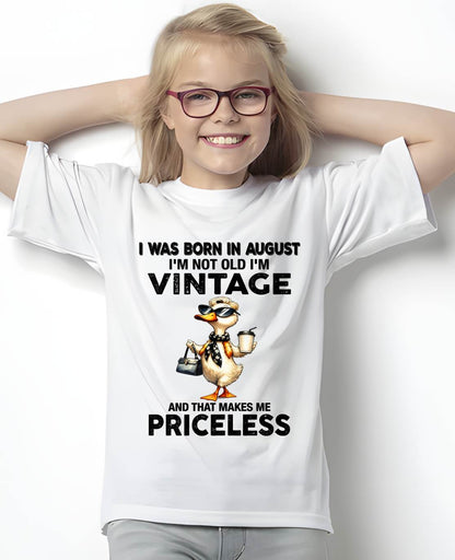 AUGUST - I'M NOT OLD I'M VINTAGE AND THAT MAKES ME PRICELESS - FMA - NINA08 (SKU2604-90-08)