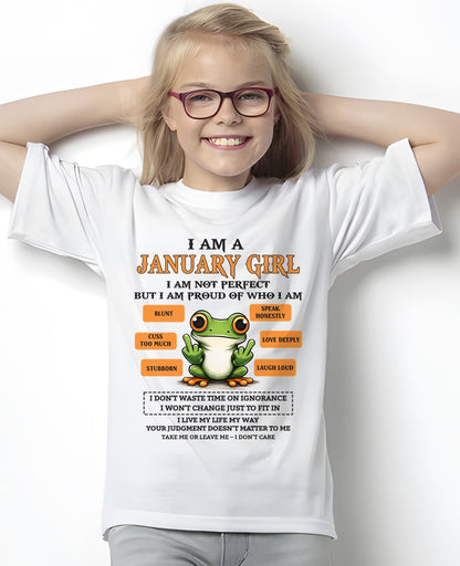 "I AM A JANUARY GIRL" - Birthday Gift For January Girls - FMA NINA01 (SKU2602-189-01)