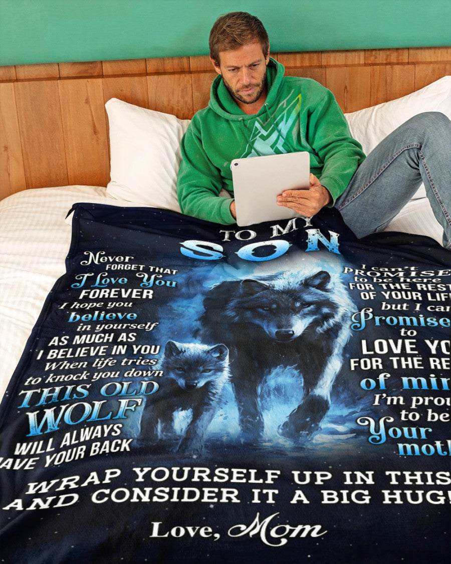 Special Gift For Your Son Blanket - From Mom (SKUB11-115)