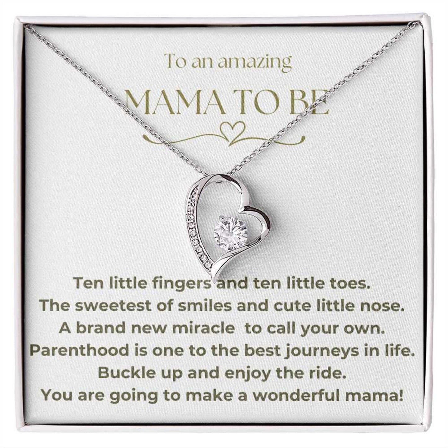 TO MY MOM - GIFT FROM DAUGHTER - Forever Love Necklace