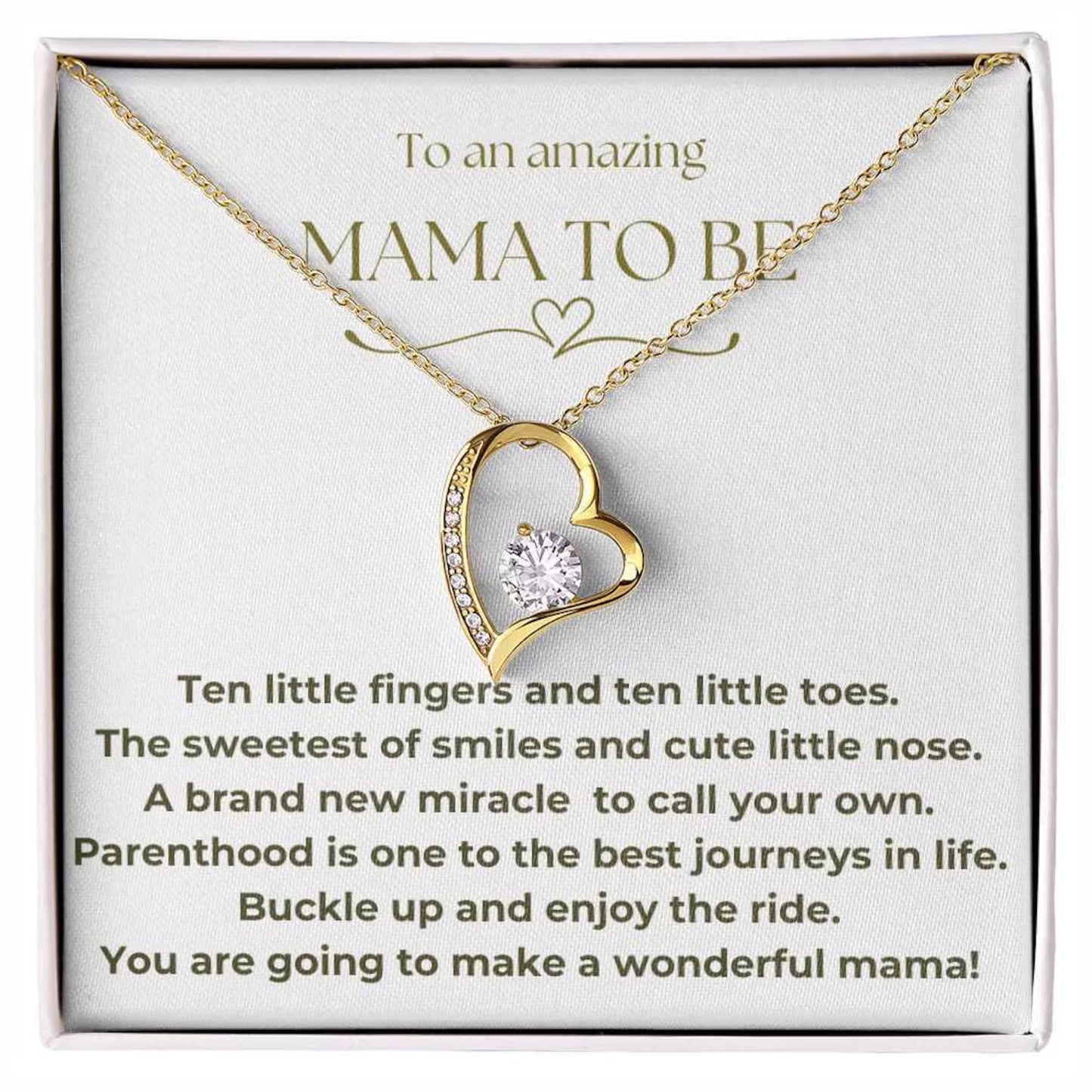 TO MY MOM - GIFT FROM DAUGHTER - Forever Love Necklace