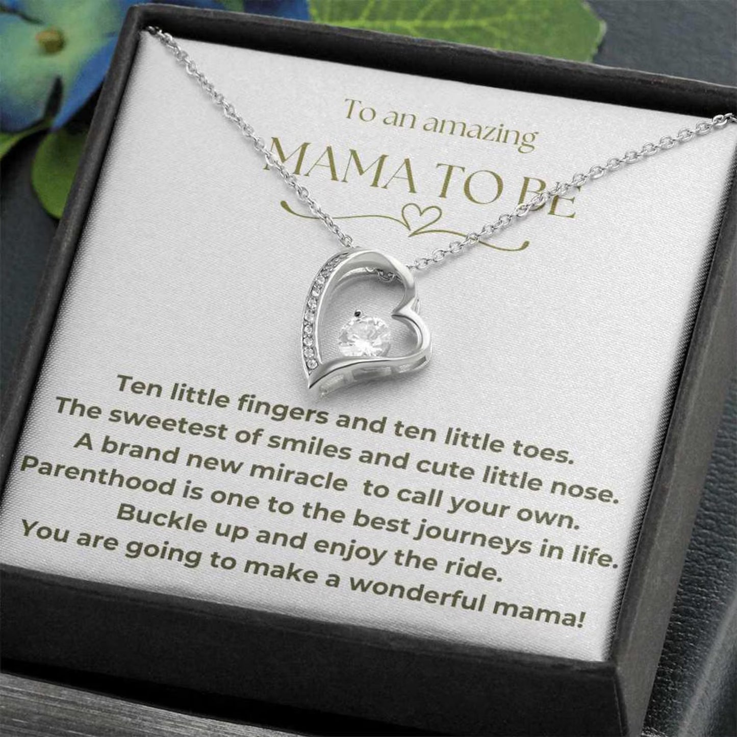 TO MY MOM - GIFT FROM DAUGHTER - Forever Love Necklace