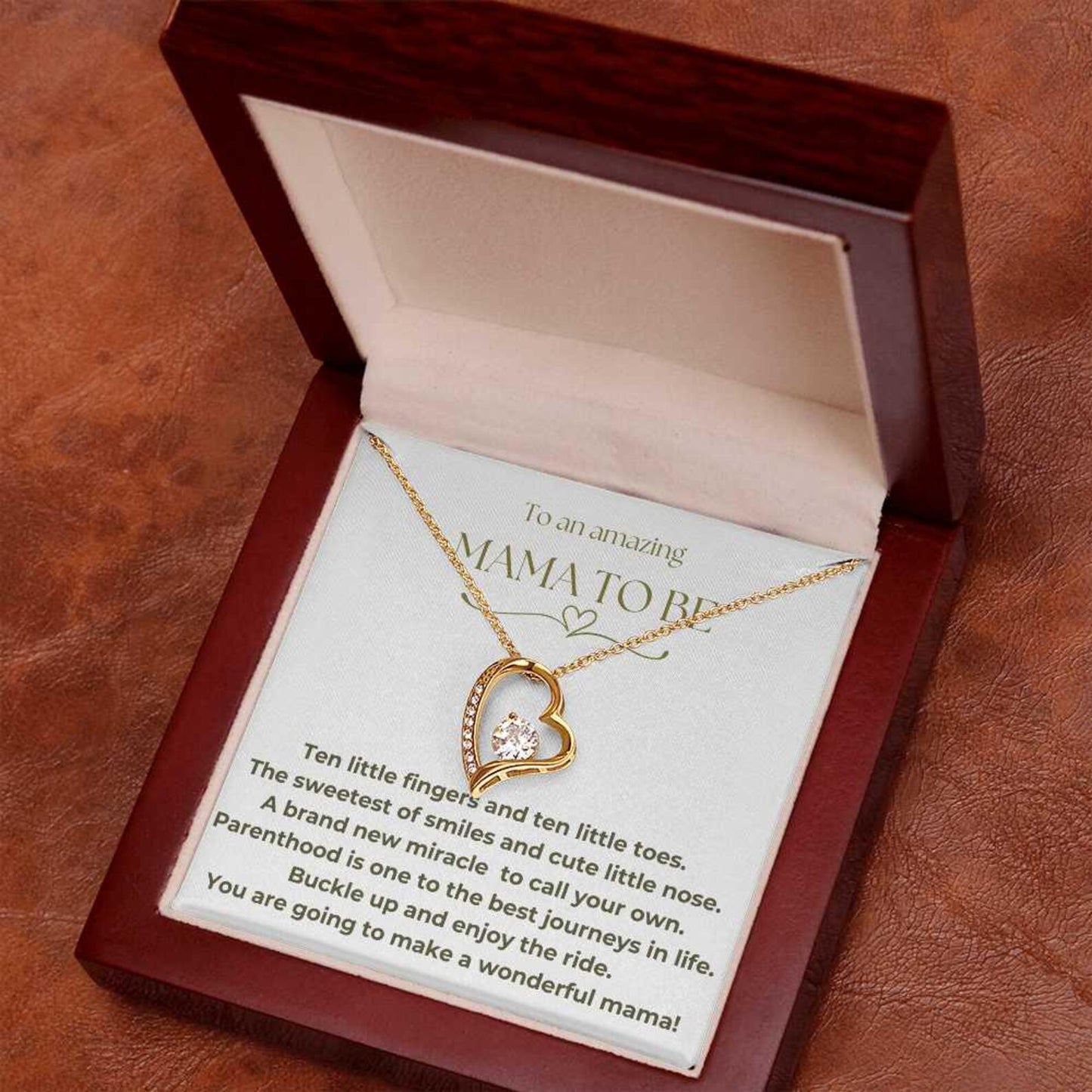 TO MY MOM - GIFT FROM DAUGHTER - Forever Love Necklace