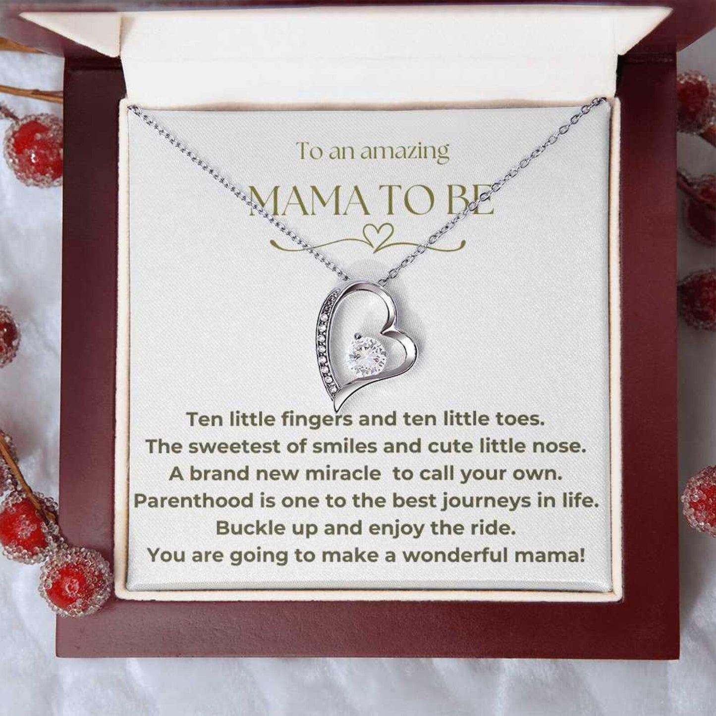 TO MY MOM - GIFT FROM DAUGHTER - Forever Love Necklace