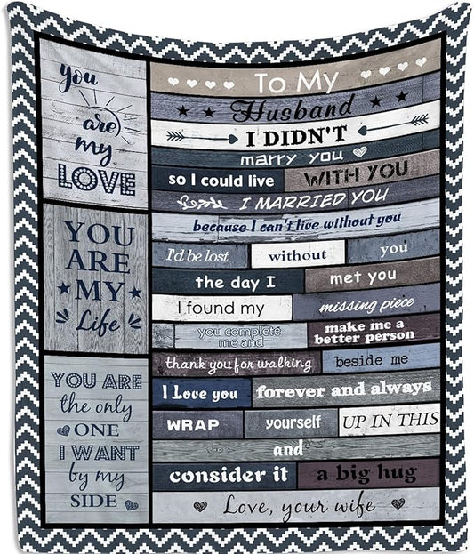 Special Gift For Your Husband Blanket - From Wife