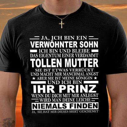JA, ICH BIN EIN VERWÖHNTER SOHN – Das perfekte Geschenk für deinen Sohn (SKU2610-96)