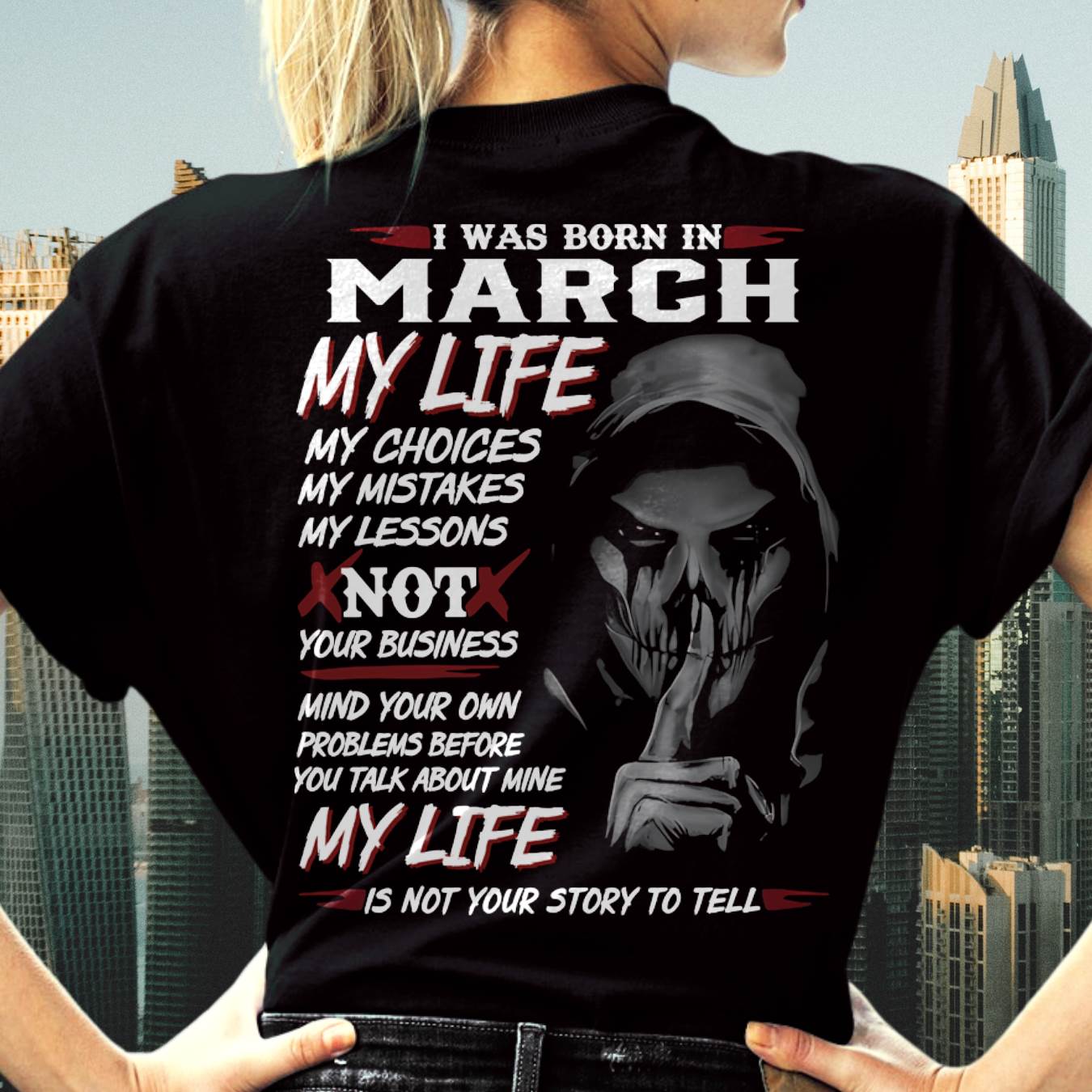 I WAS BORN IN MARCH - FMA (SKU08-36-03)