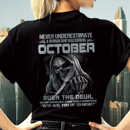 OCTOBER - NEVER UNDERESTIUNDER A WOMAN - FMA (SKU09-13-10)