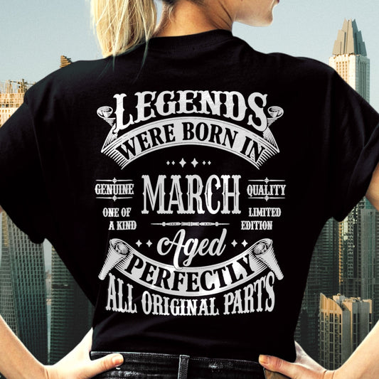 LEGEND WERE BORN IN MARCH- FMA (SKU08-37-03)