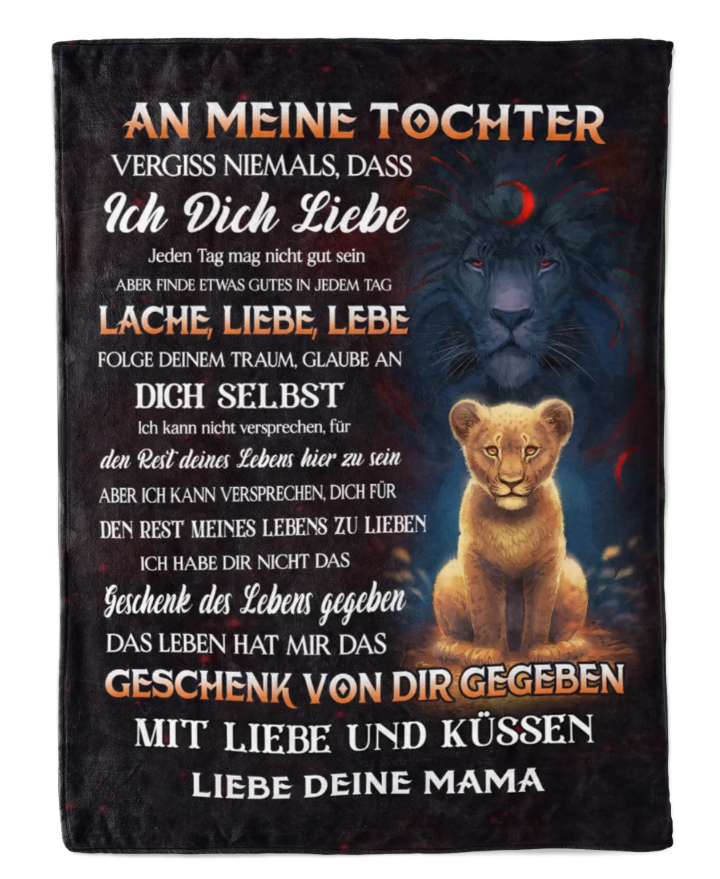Besonderes Geschenk für deine Tochter – Decke von Mama