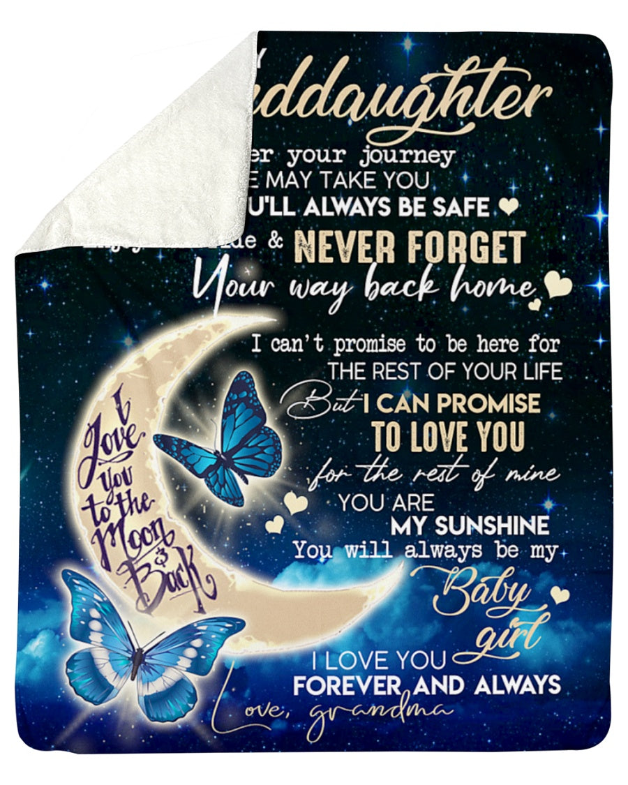 Special Gift For Your Granddaughter Blanket - From Grandma