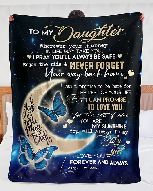 Special Gift For Your Daughter Blanket - From Mom (SKUB06-81)