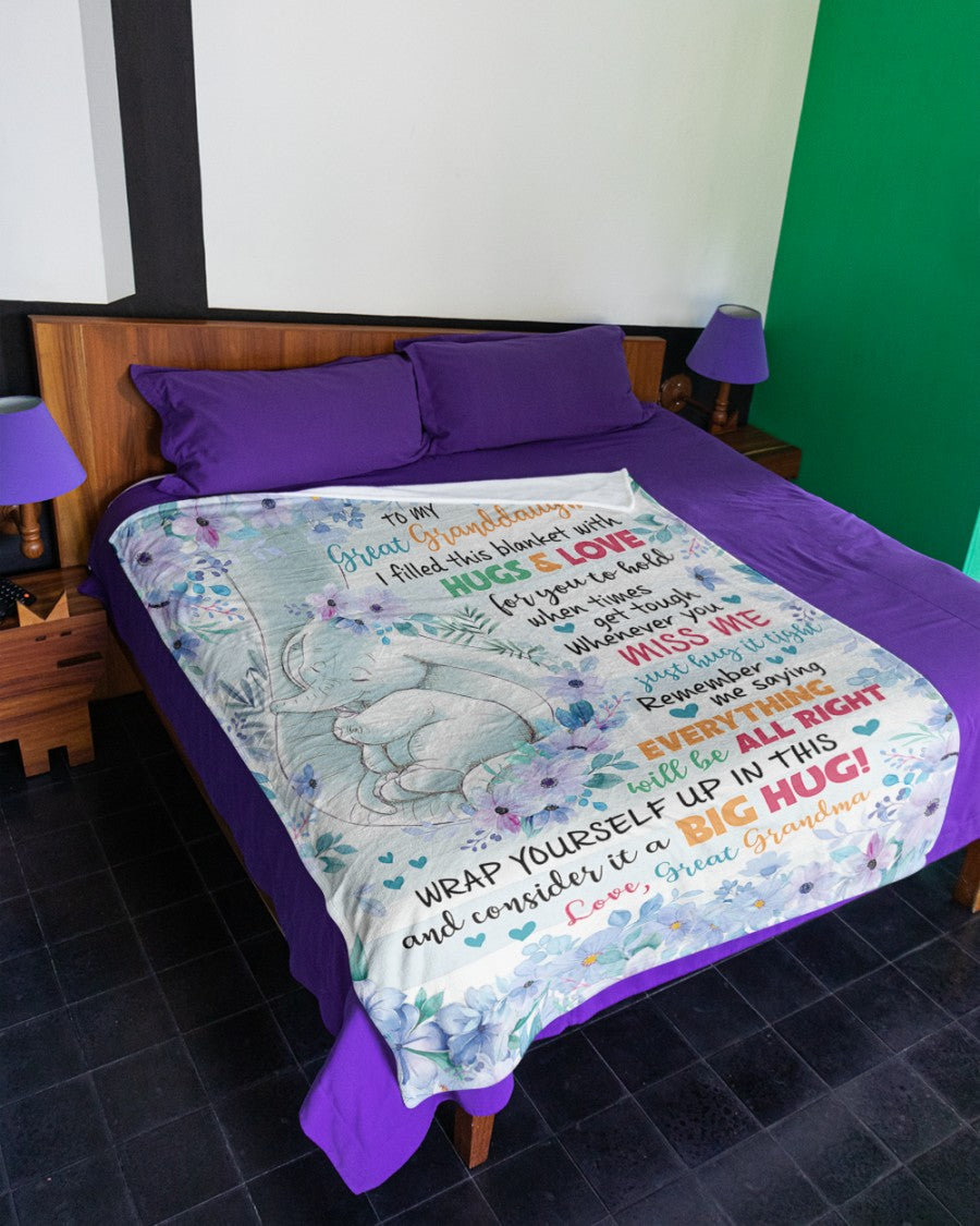 Special Gift For Your Granddaughter Blanket - From Grandma (SKUB06-70)