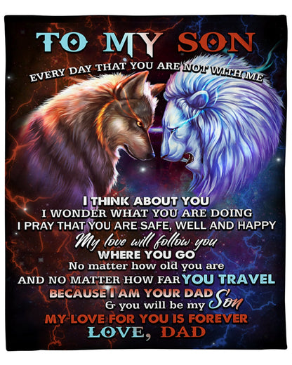 Special blanket for Son - From Dad blanket