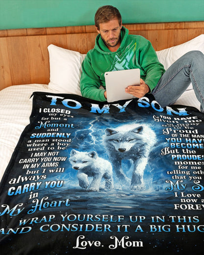 Special Gift For Your Son Blanket - From Mom