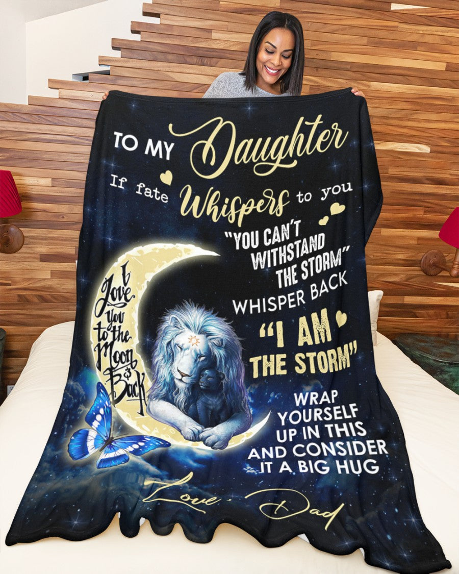 Special Gift For Your Daughter Blanket - From Dad (SKUB06-86)