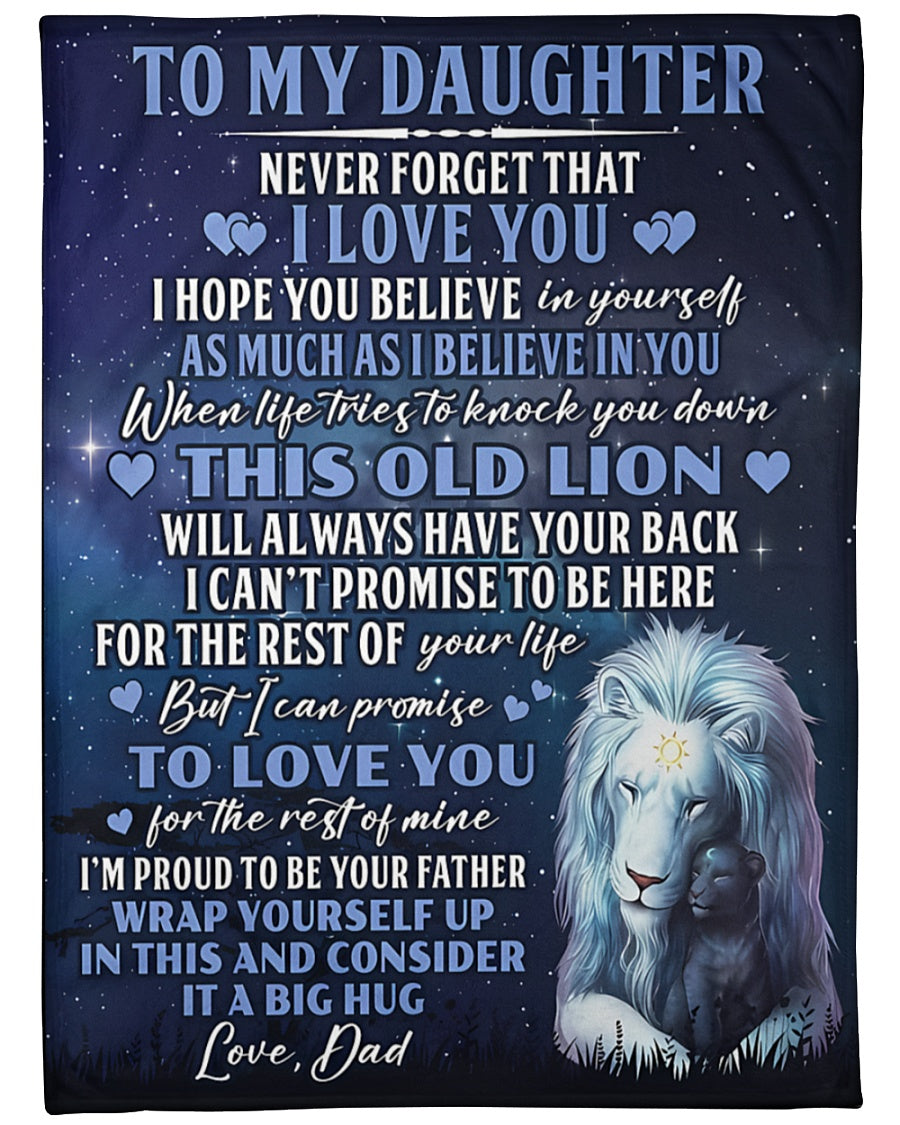 Special blanket for Daughter - From Dad blanket