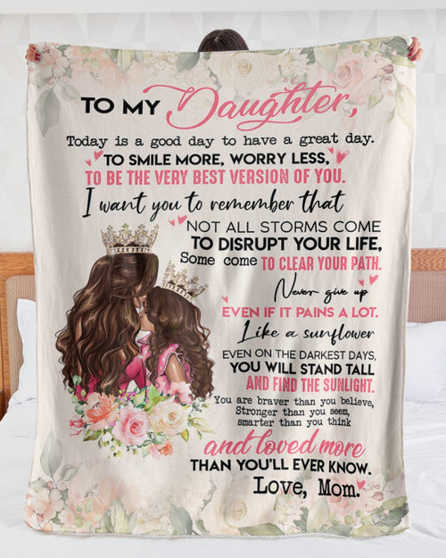 Special blanket for Daughter - From Mom blanket (SKUB06-120)