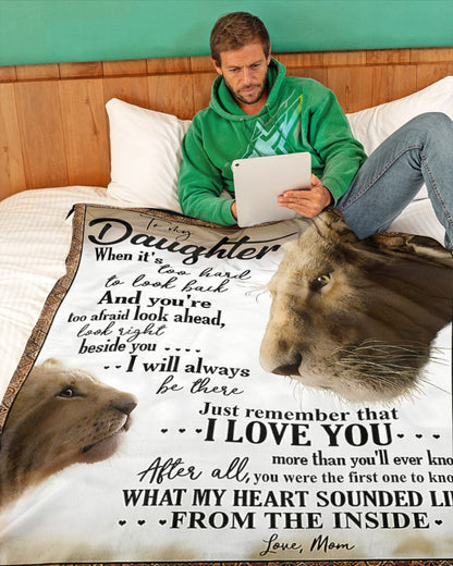 Special blanket for Daughter - From Mom blanket