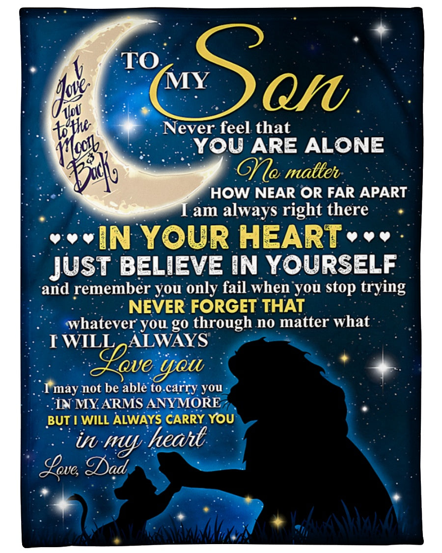 Special blanket for Son - From Dad blanket