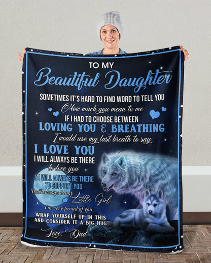 Special blanket for Daughter - From Dad blanket