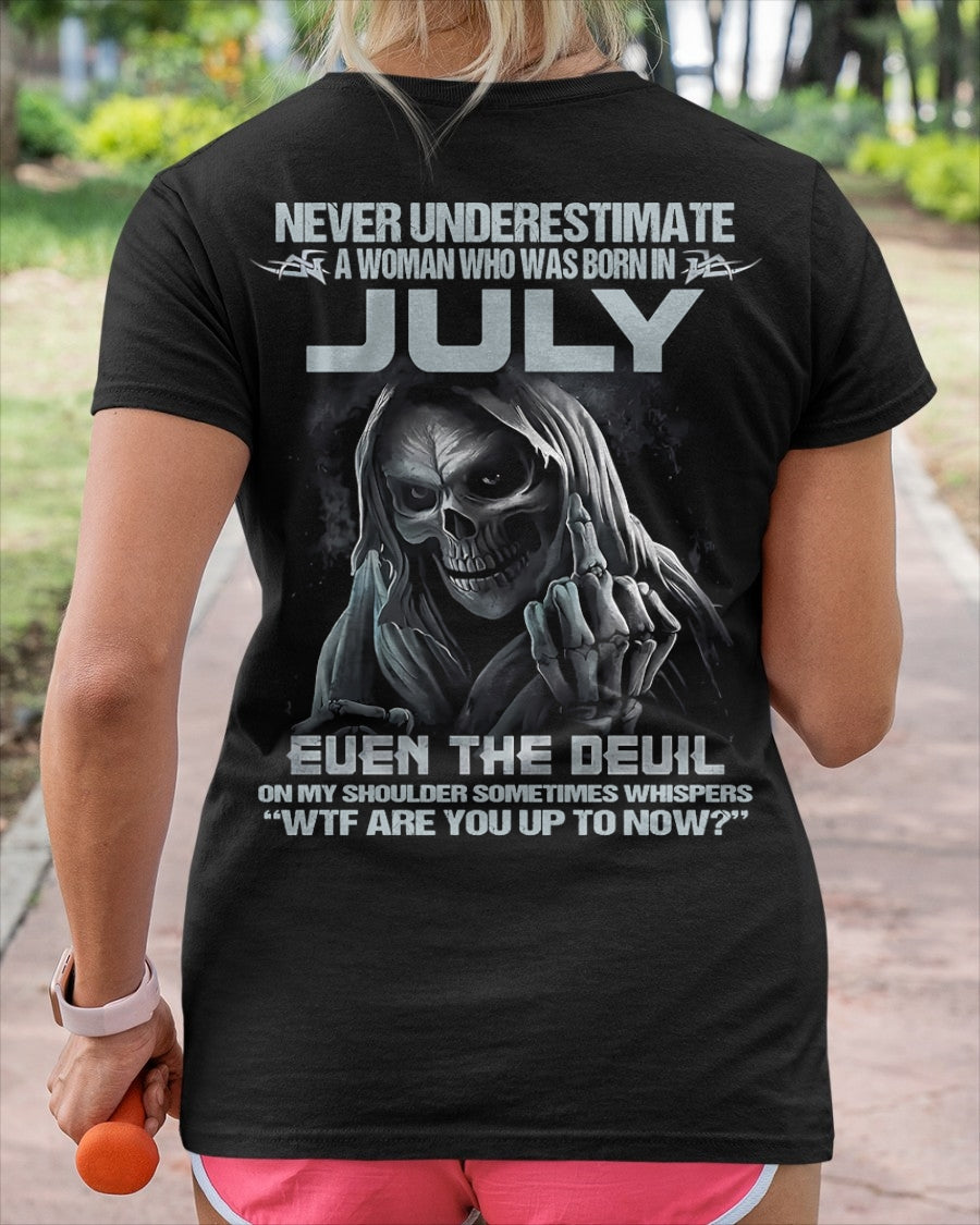 JULY - NEVER UNDERESTIUNDER A WOMAN - FMA (SKU09-13-07)
