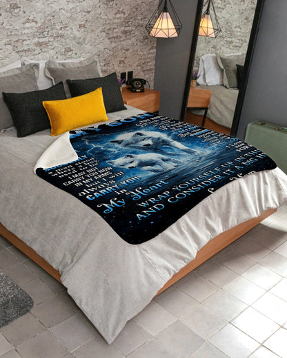 Special Gift For Your Son Blanket - From Mom