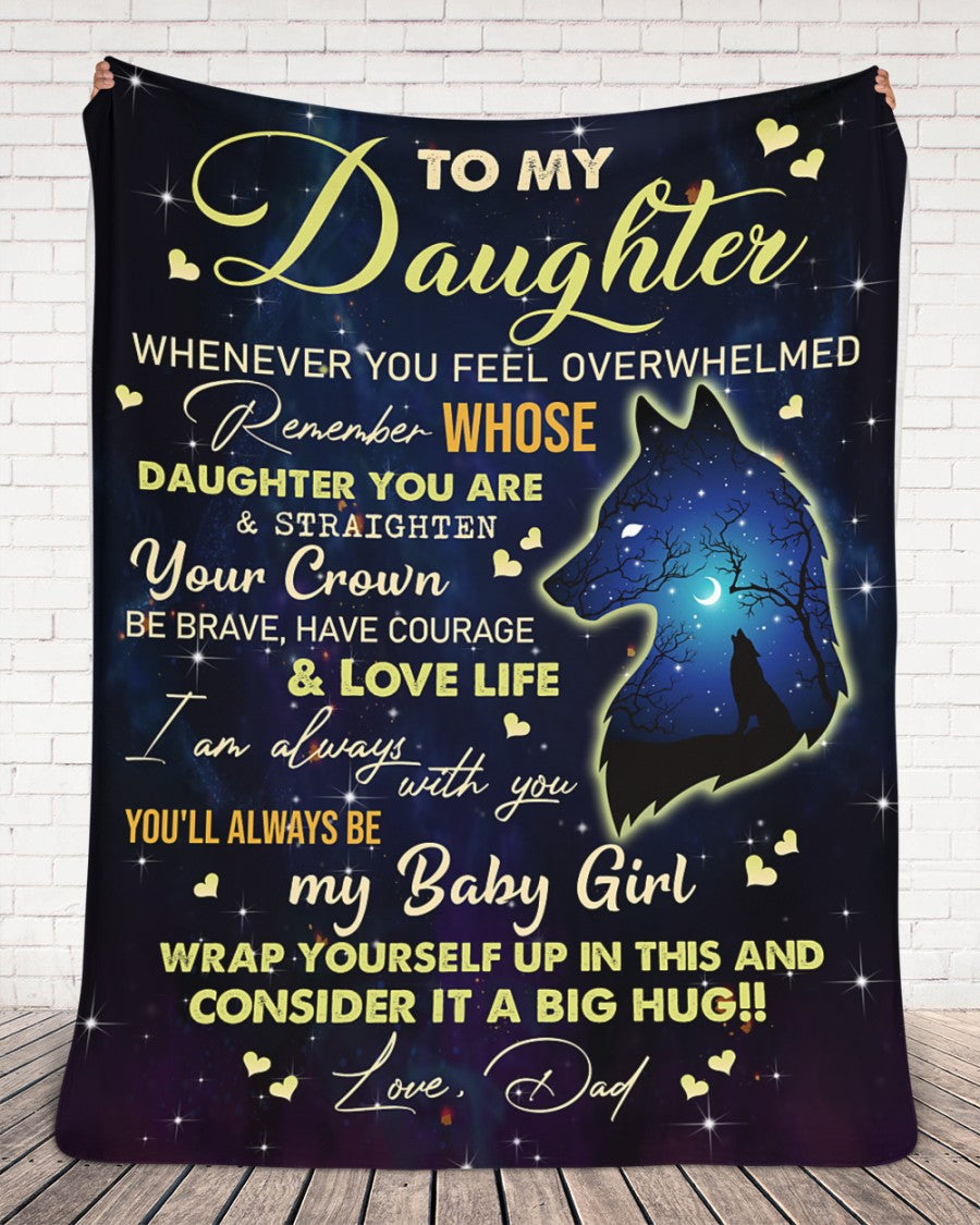 Special blanket for Daughter - From Dad blanket
