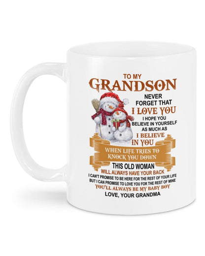 TO GRANDSON MUG 01 - GIFT FROM GRANDMA - NINA00