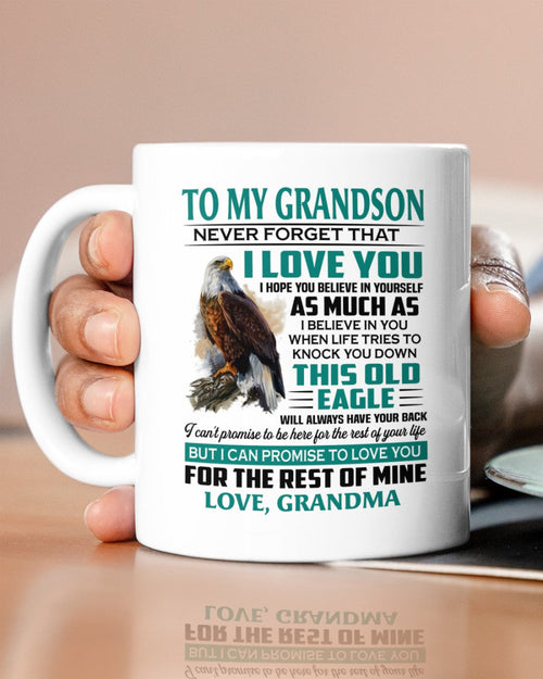 TO GRANDSON MUG 02 - GIFT FROM GRANDMA