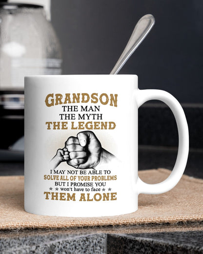 TO GRANDSON MUG 03 - GIFT FROM GRANDMA - NINA00