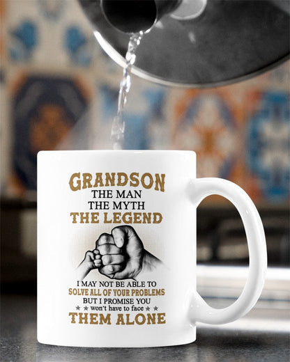 TO GRANDSON MUG 03 - GIFT FROM GRANDMA - NINA00