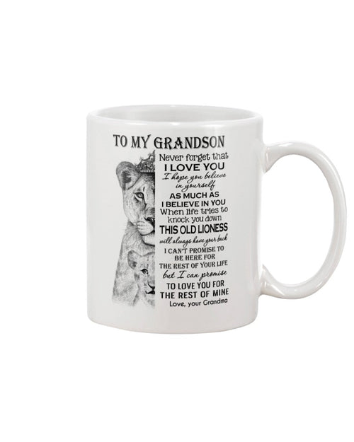 TO GRANDSON MUG 04 - GIFT FROM GRANDMA